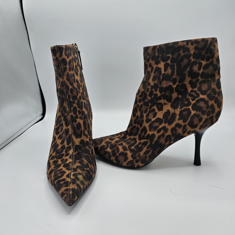 Nine West Animal Print Heeled Boots